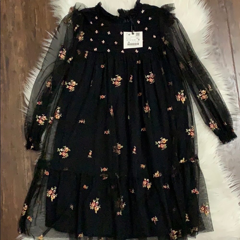 Zara girls flowy dress new!
